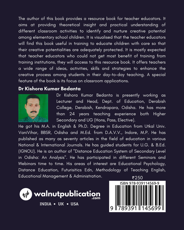 Developing Creativity in Education - Back Cover