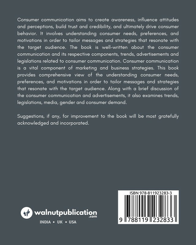 Consumer Communication Media - Back Cover