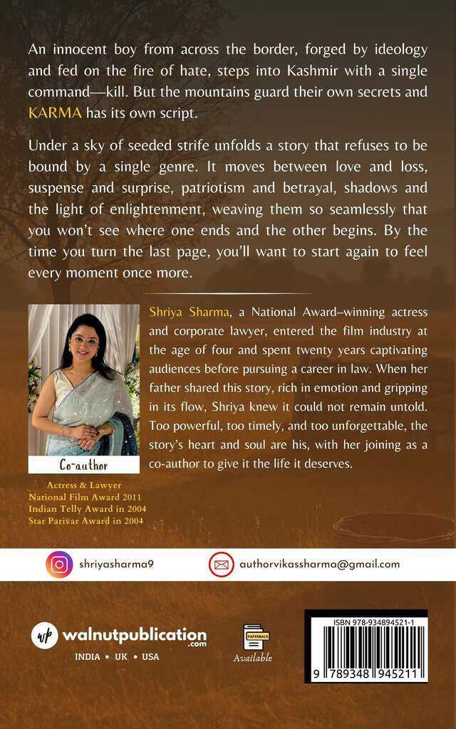 Karma Backfired - Back Cover