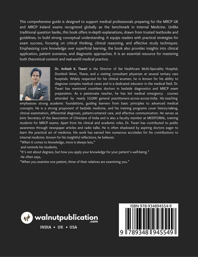 MRCP Part 2 Written UK and IRELAND General Internal Medicine: Volume 1 Cardiology and Neurology - Back Cover