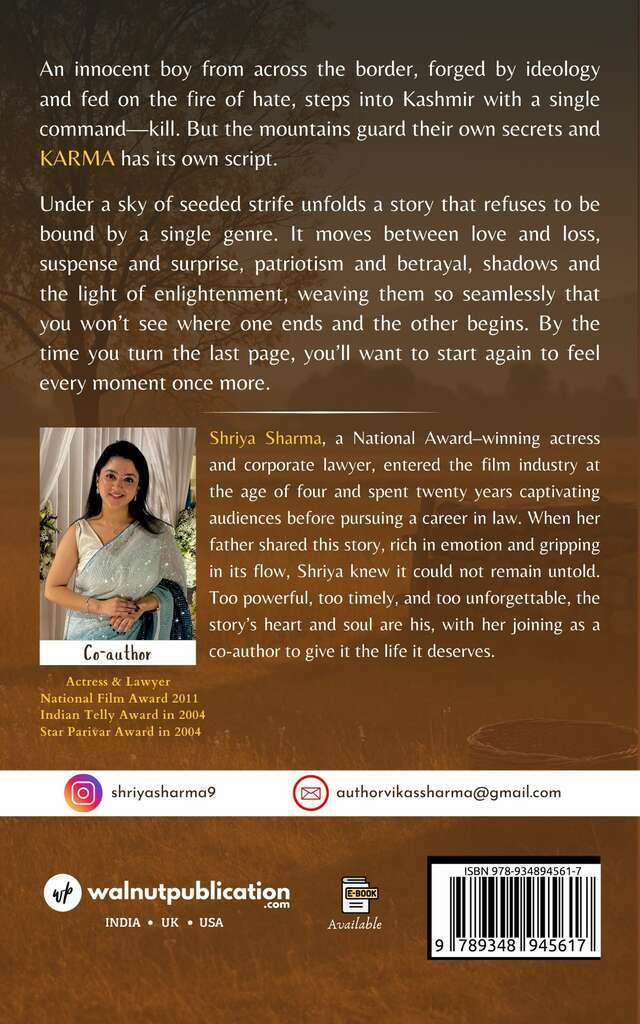 Karma Backfired - Back Cover