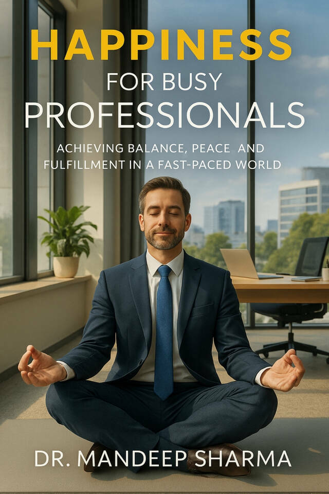 Happiness For Busy Professionals: Achieving Balance, Peace and Fulfillment in a Fast-Paced World - Front Cover