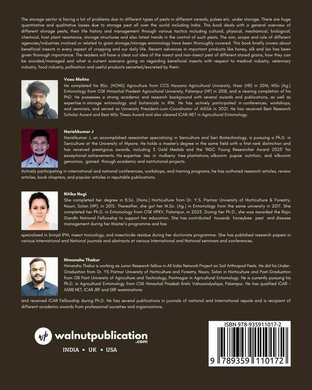 Storage Entomology and Beneficial Insects: An Overview - Back Cover
