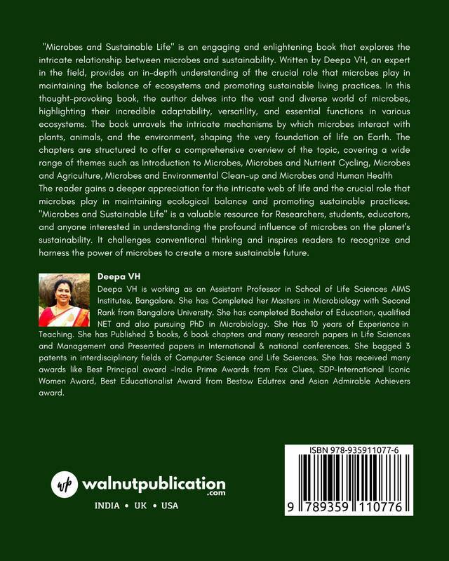 Microbes and Sustainable Life - Back Cover