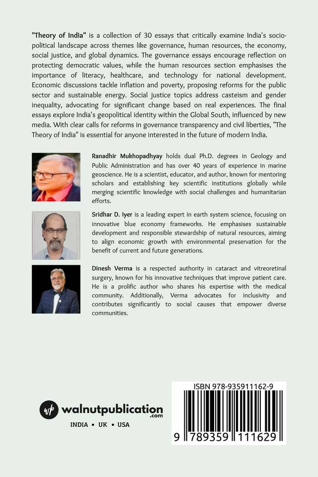 Theory of India - Back Cover