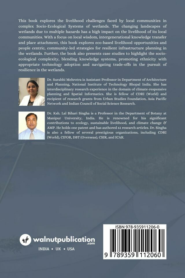 Community based Planning for Resilient Socio-Ecological System of Wetland - Back Cover