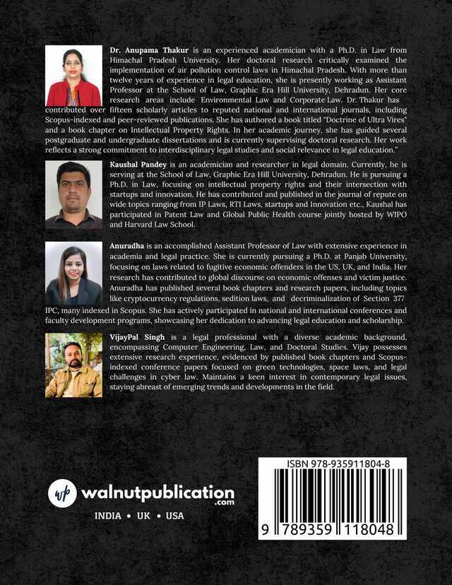 Contemporary Socio-legal Issues: A Roadmap to Viksit Bharat - Back Cover