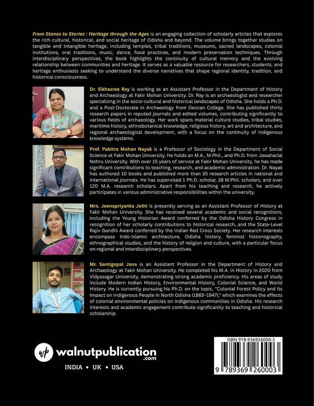 From Stones to Stories : Heritage through the Ages - Back Cover