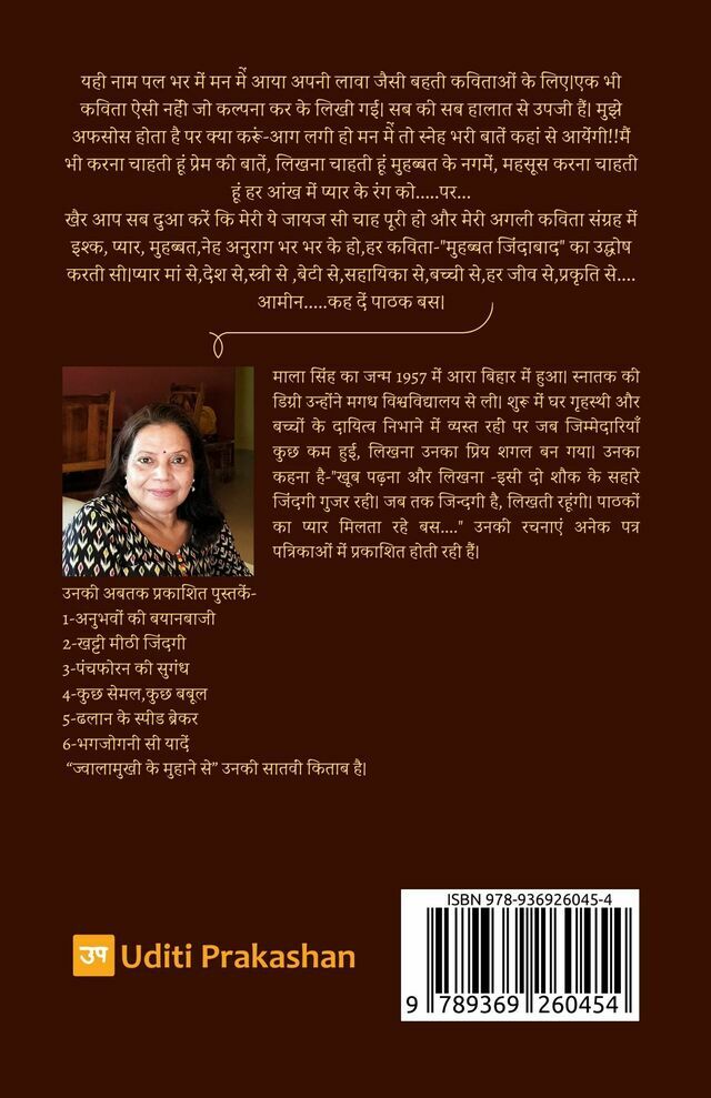 Jwalamukhi Ke Muhane Se - Back Cover