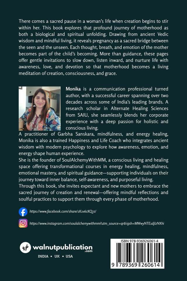 Cradle of Consciousness: The Mindful Journey for Expecting and New Mothers - Back Cover