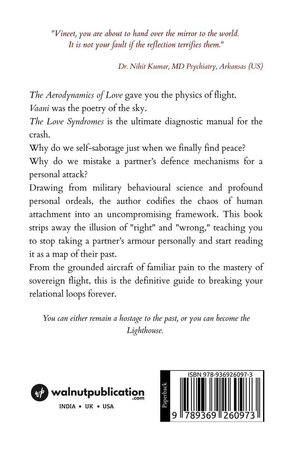 The Love Syndromes - Back Cover