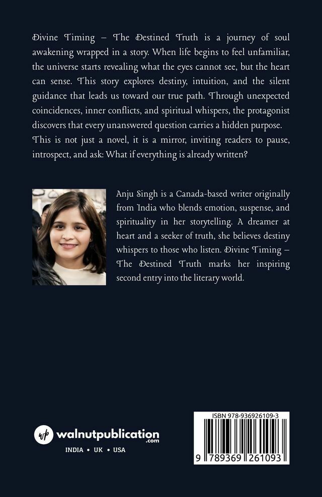 Divine Timing- The Destined Truth (Vol-1) - Back Cover