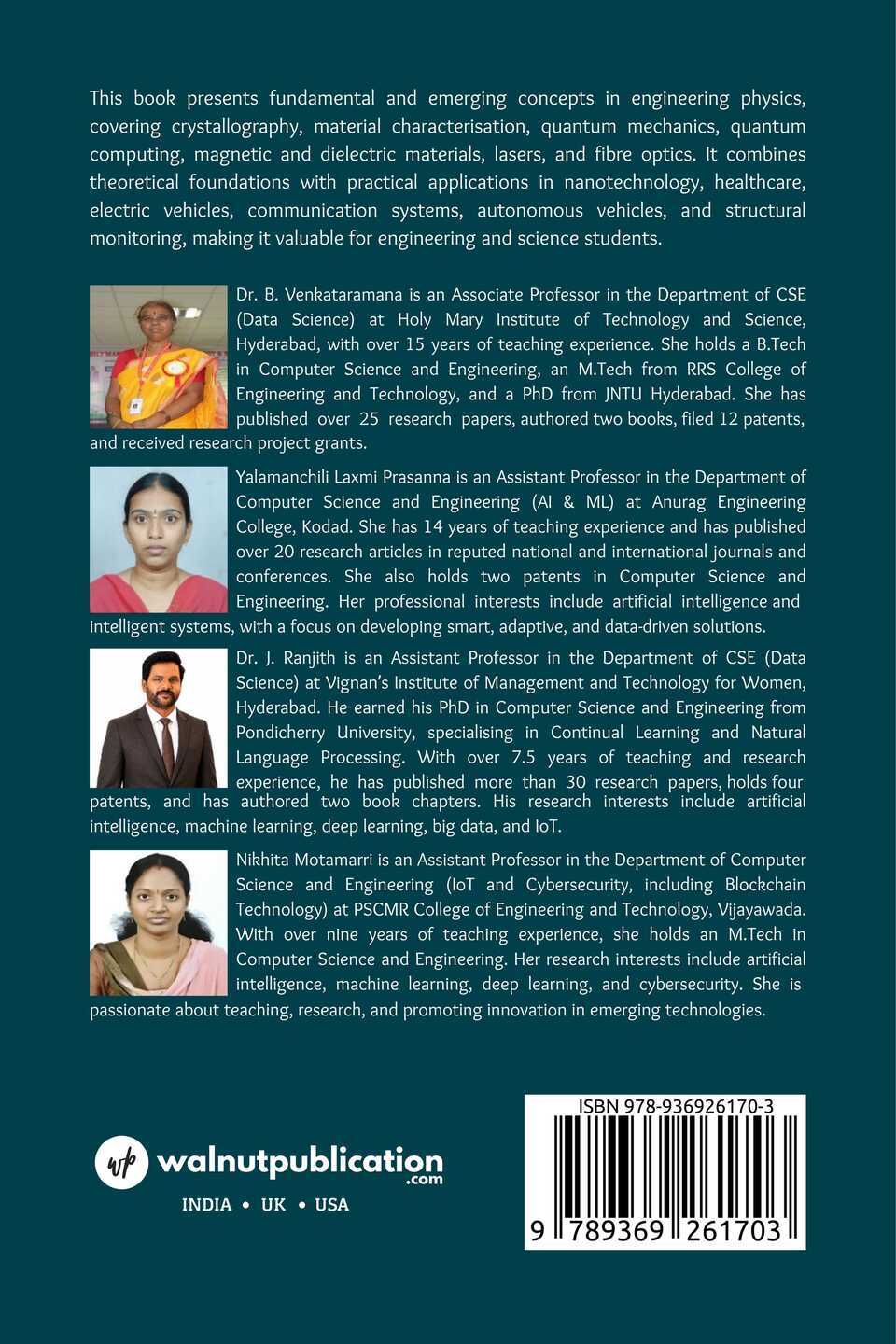 Artificial Intelligence: Theory and Applications of Intelligent Systems - Back Cover