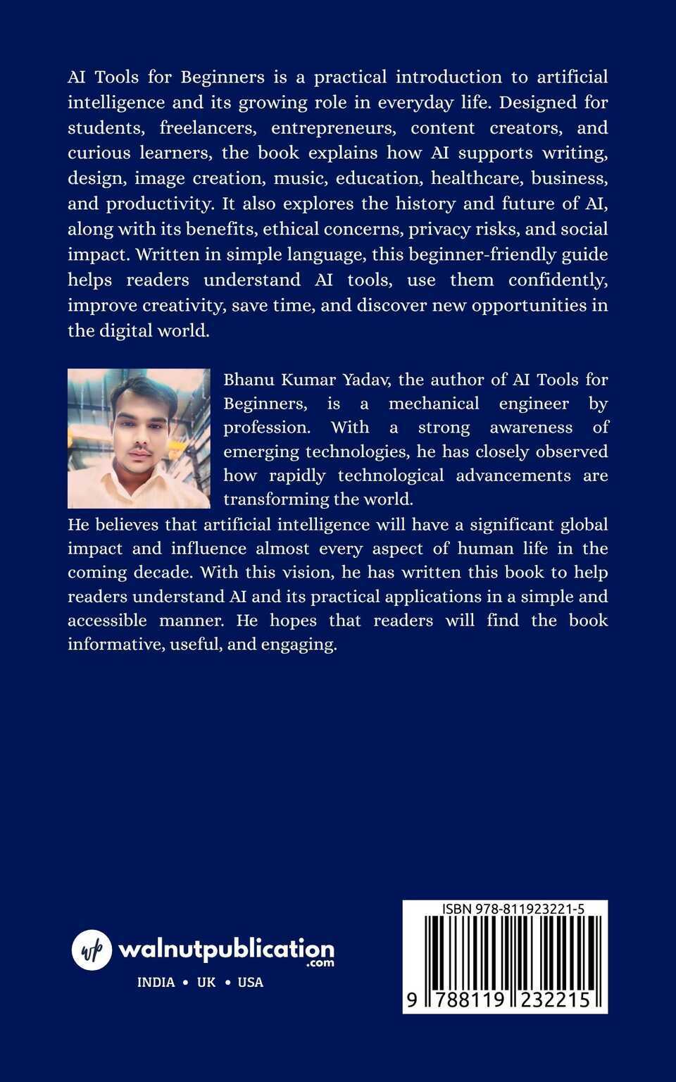 AI Tools for Beginners - Back Cover