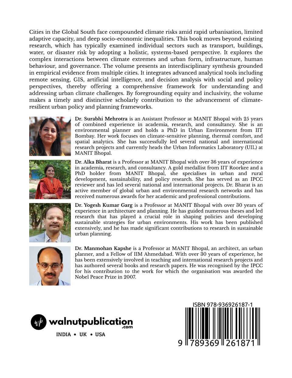 Resilient Urban Futures: Mitigating and Adapting to Climate Extremes - Back Cover