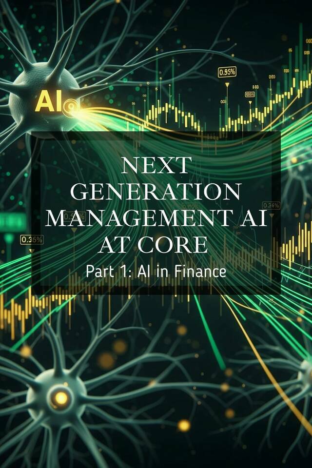 Next Generation Management AI at Core - Part 1: AI in Finance - Front Cover