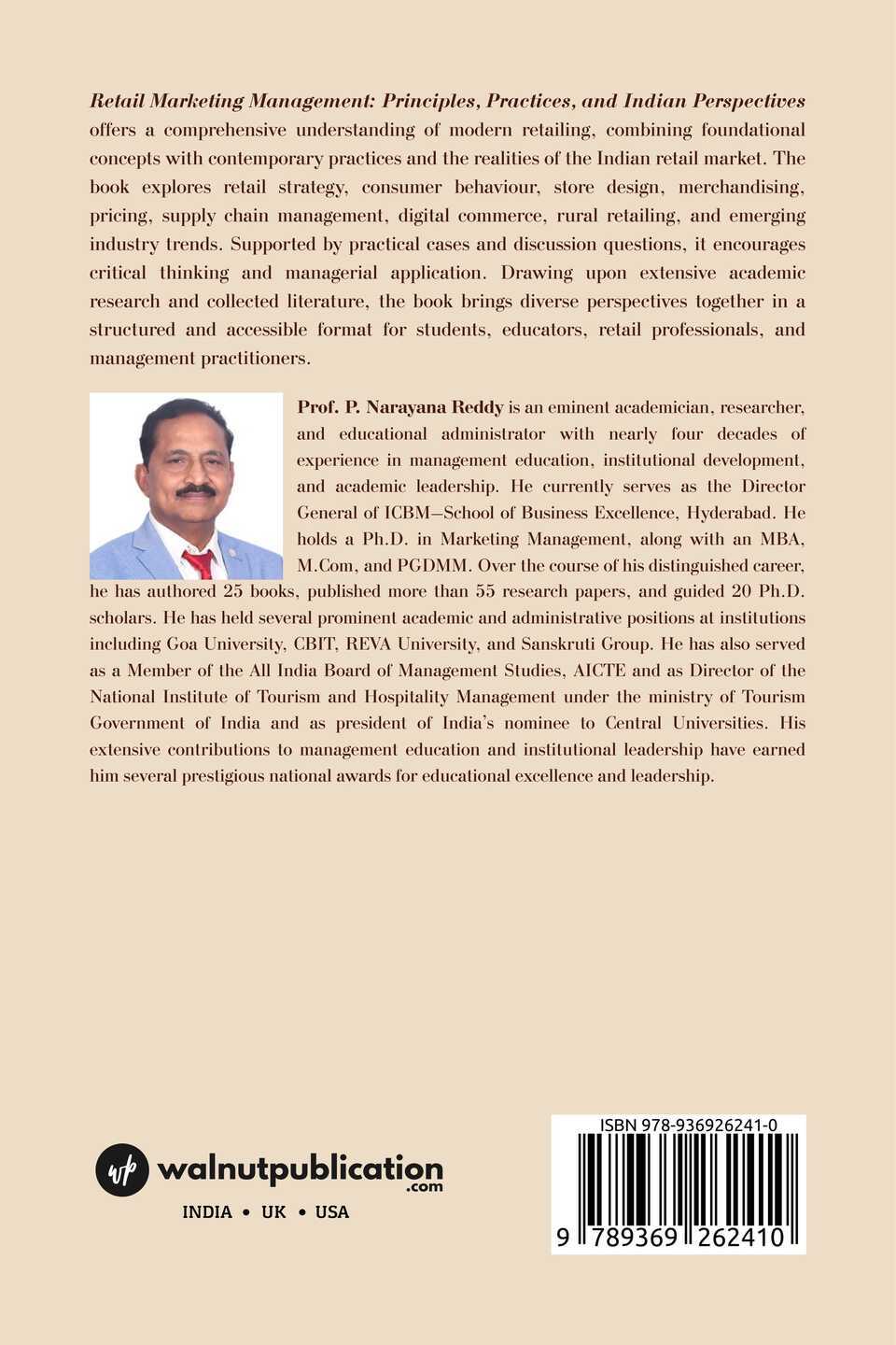 Retail Marketing Management: Principles, Practices, and Indian Perspectives - Back Cover