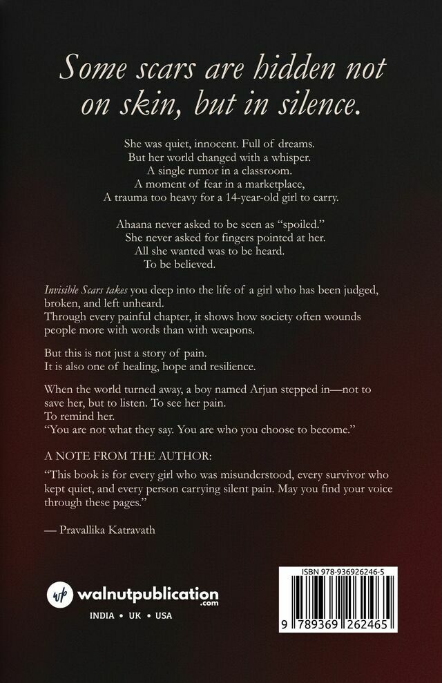 Invisible Scars - Back Cover