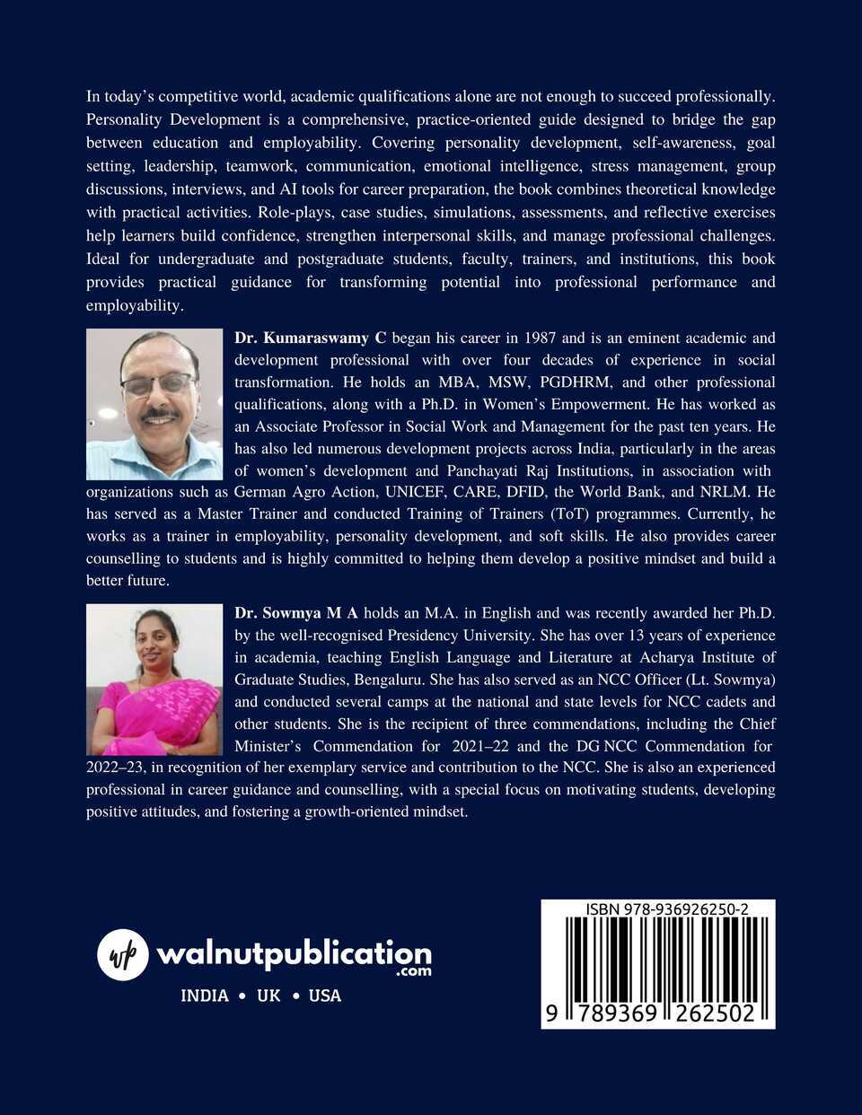 Personality Development - Back Cover