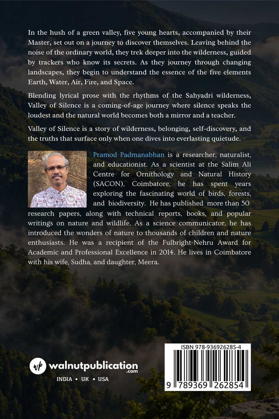 Valley of Silence - Back Cover