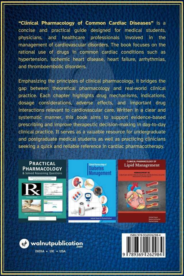 Pharmacological Management of Common Cardiac Diseases - Back Cover