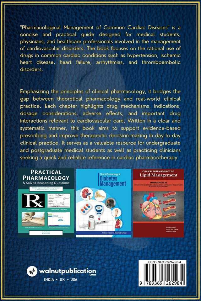 Pharmacological Management of Common Cardiac Diseases - Back Cover
