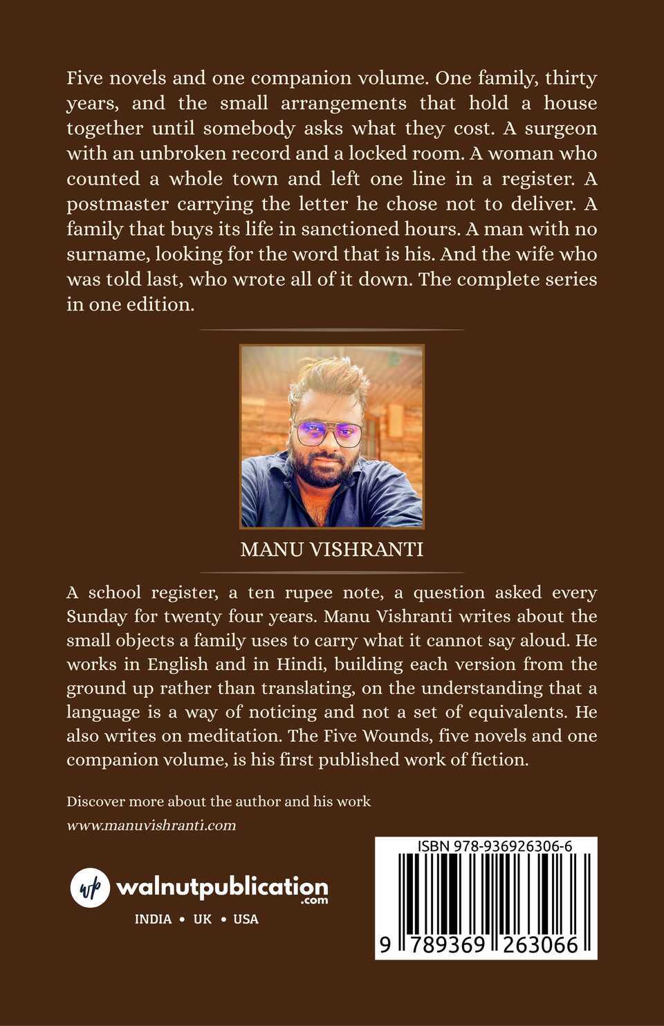 The Five Wounds - Back Cover