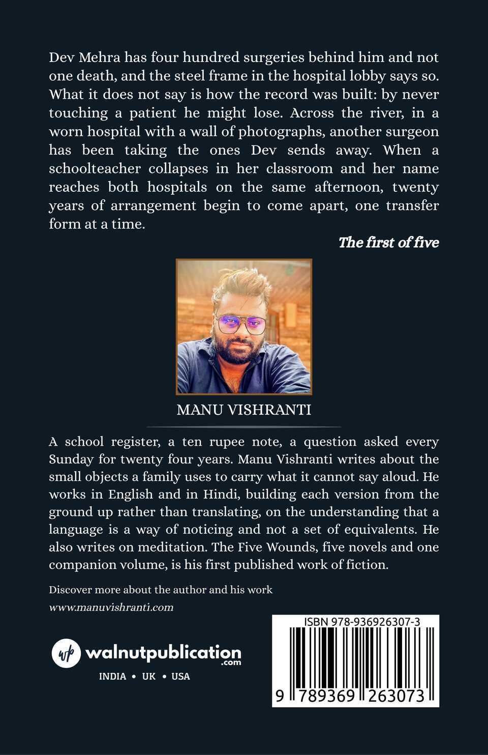 The Five Wounds (Vol 1): Clean Hands - Back Cover