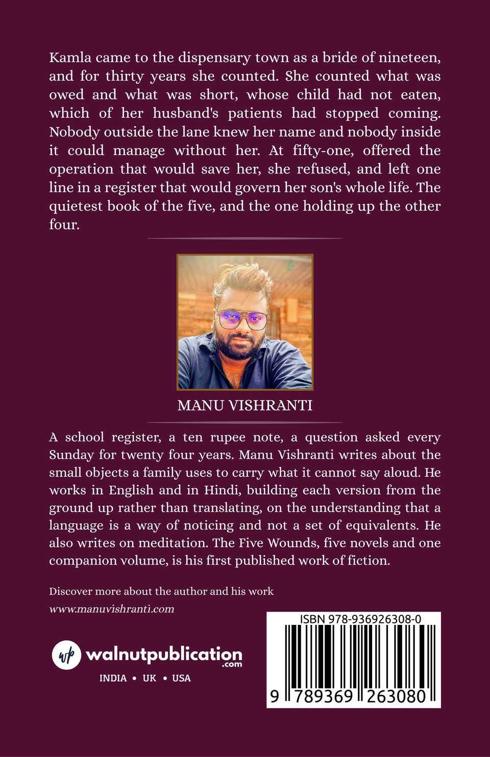 The Five Wounds (Vol 2): Peacetime - Back Cover