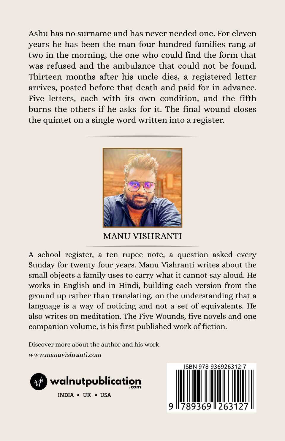 The Five Wounds (Vol 5): Dead Letter - Back Cover
