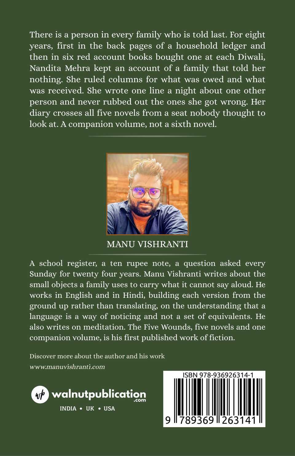 The Five Wounds (A Companion Vol): The Third Woman: The Diary of Nandita Mehra - Back Cover