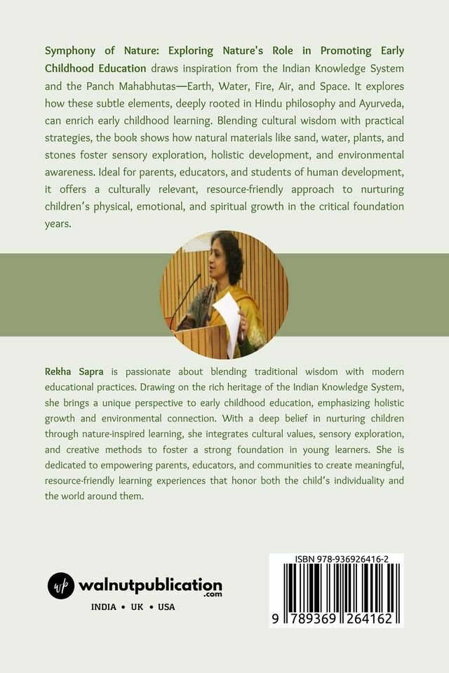 Symphony of Nature: Exploring Nature's Role in Promoting Early Childhood Education - Back Cover