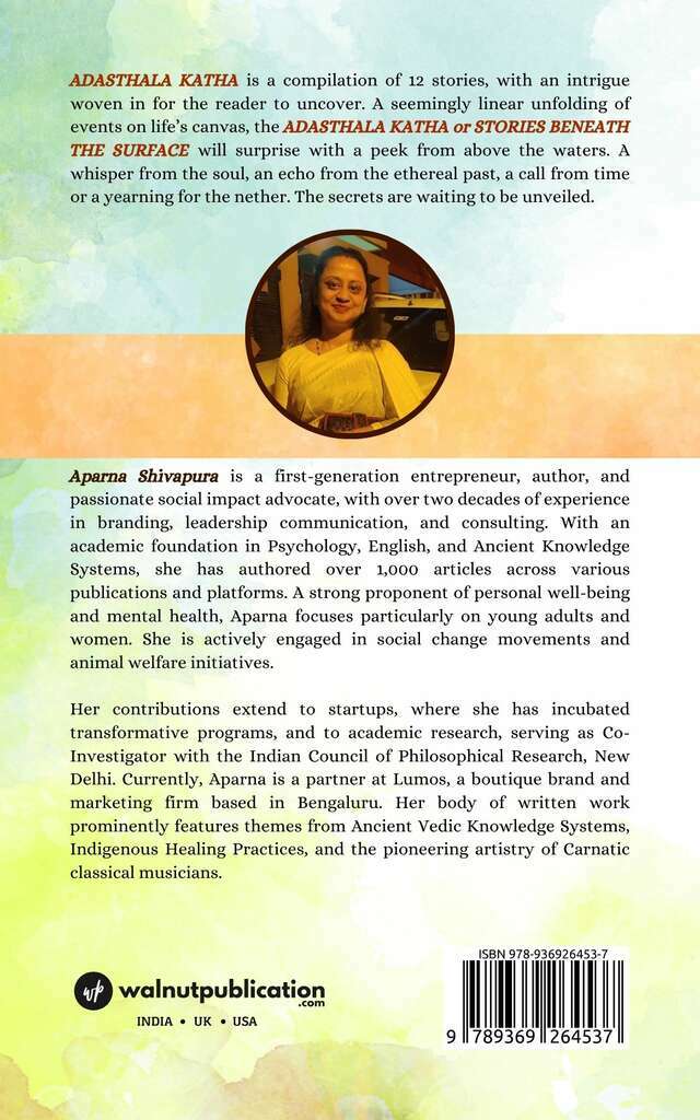 Adasthala Katha: Stories Beneath the Surface - Back Cover