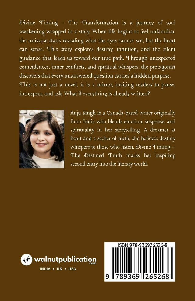 Divine Timing - The Transformation (Vol-2) - Back Cover