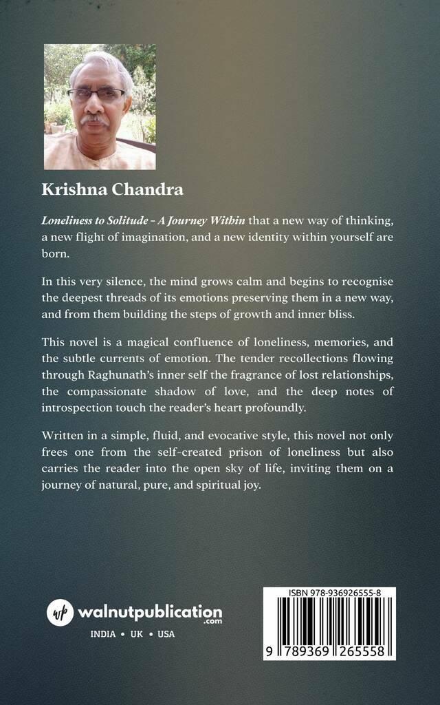 Loneliness to Solitude - A Journey Within - Back Cover