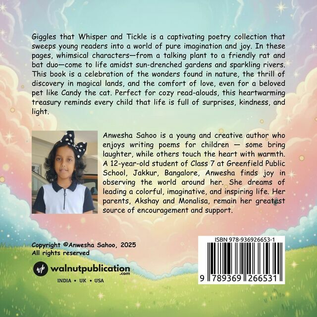 Giggles that Whisper and Tickle - Back Cover