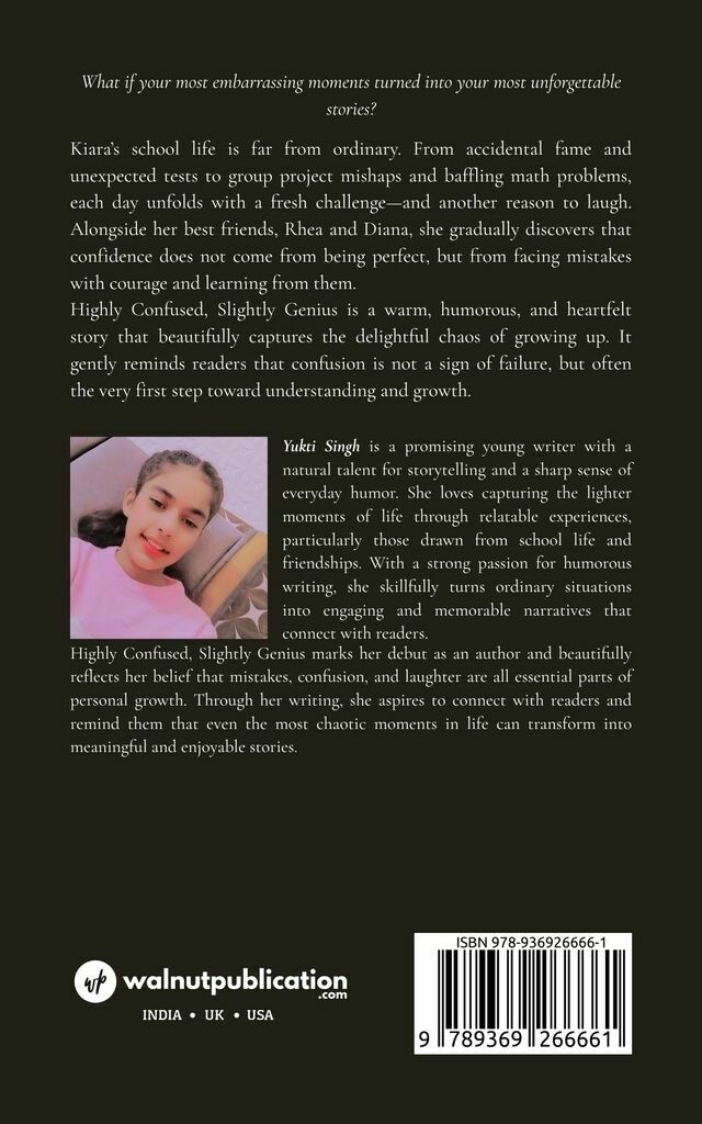 Highly Confused, Slightly Genius: Story of an Accidental Legend - Back Cover