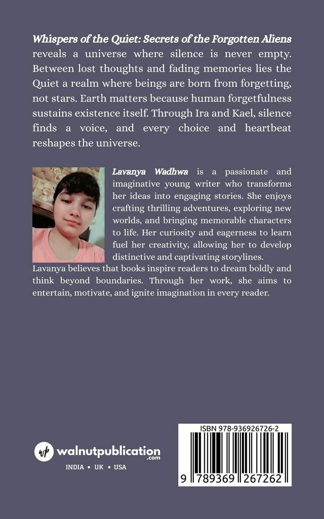 Whispers of the Quiet: Secrets of the Forgotten Aliens - Back Cover