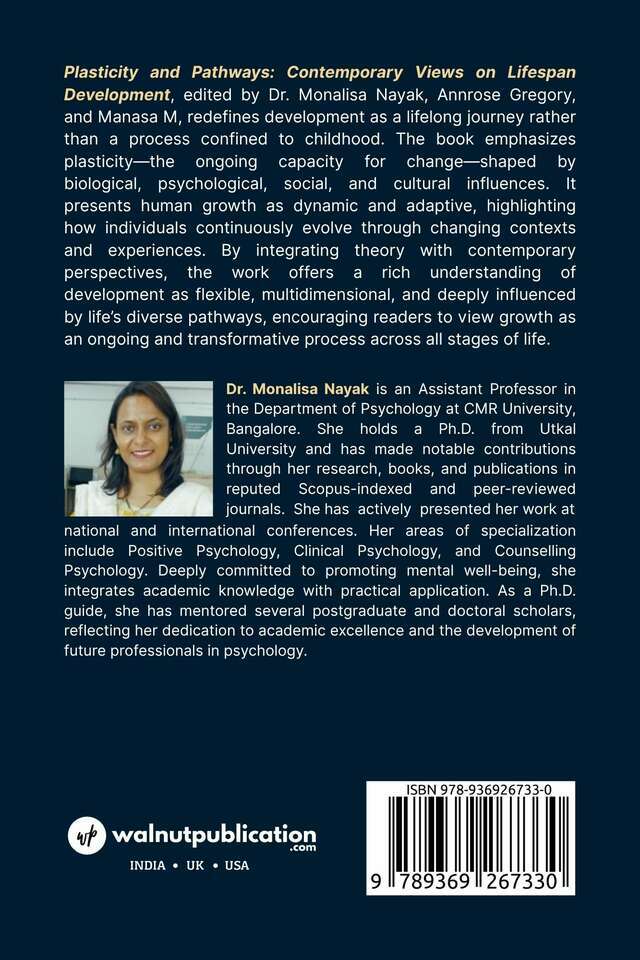 Plasticity and Pathways: Contemporary Views on Lifespan Development - Back Cover