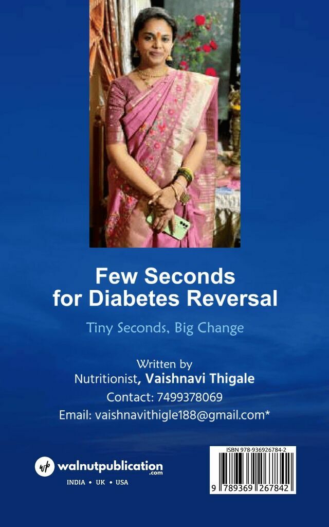 Few Seconds for Diabetes Reversal - Back Cover