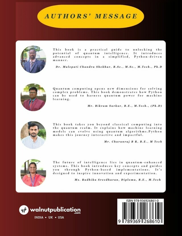 Quantum Intelligence with Python - Back Cover