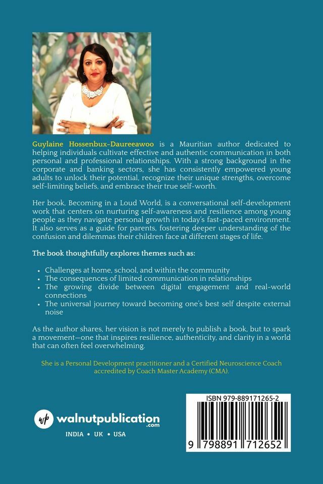 Becoming in a Loud World - Back Cover