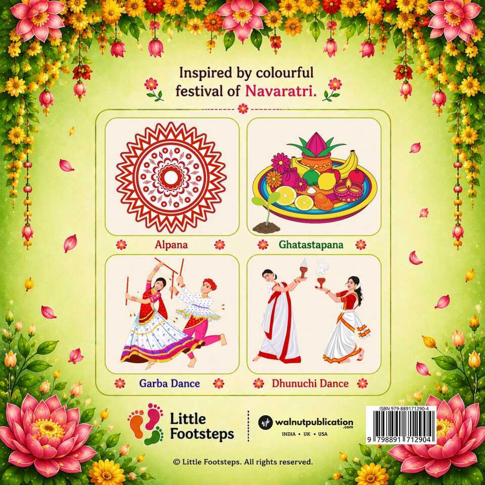 Learn Colours with Devi: Nine Devis, Nine Colours - Back Cover