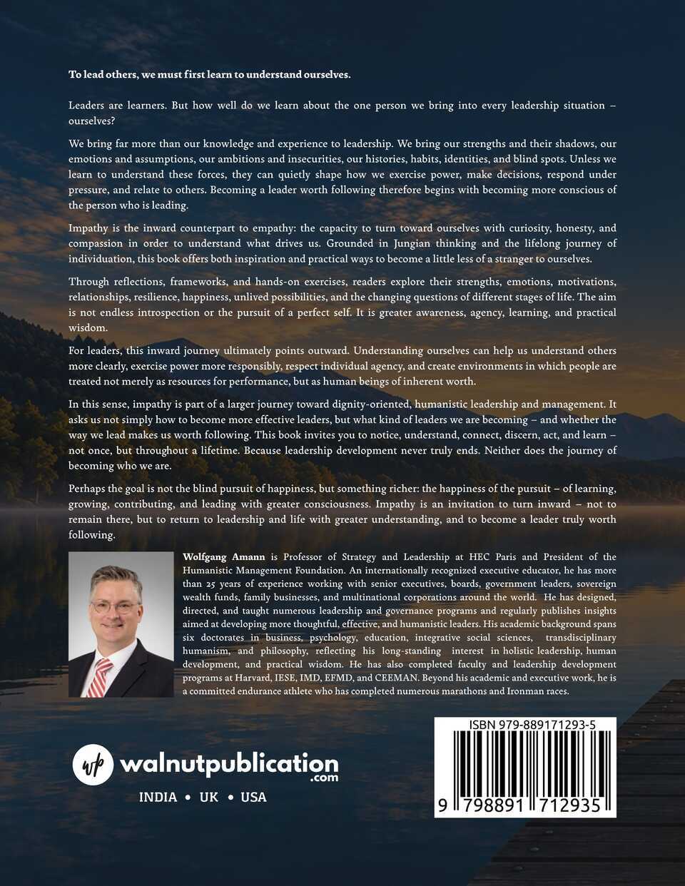 Impathy: Why Understanding Yourself Changes Everything - Back Cover