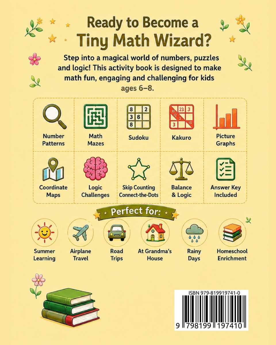 A Journey Through Numbers & Logic - Back Cover