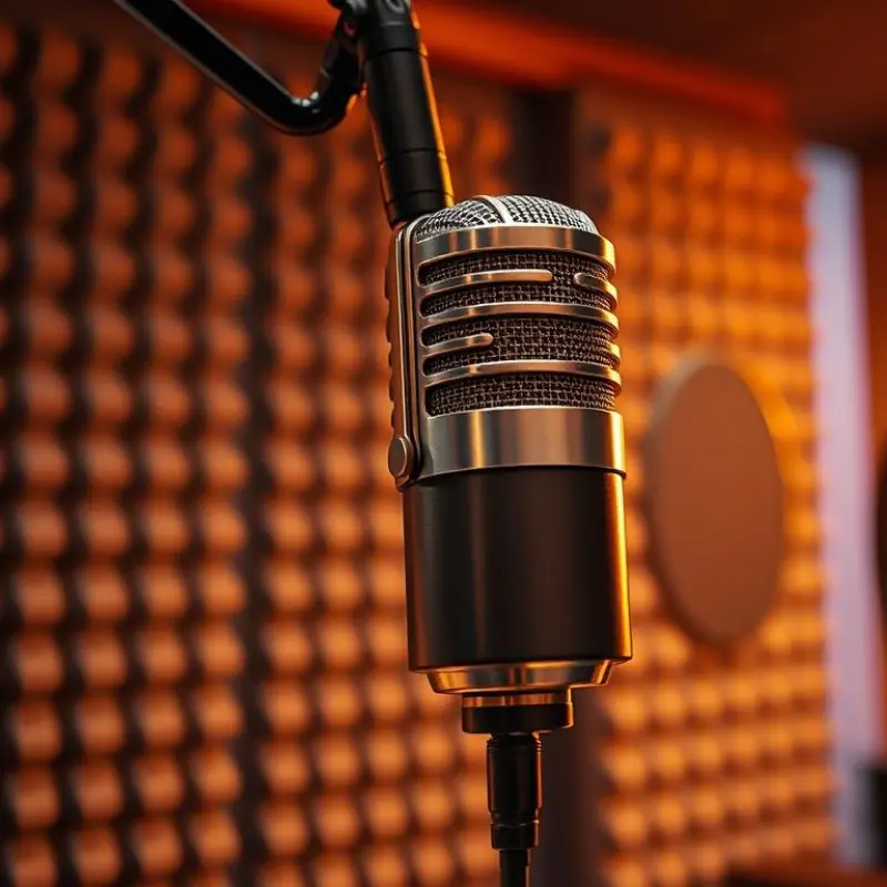 Audiobook recording studio